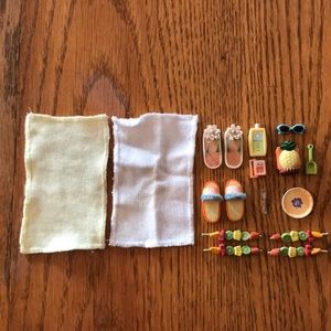 American Girl AG Mini Illuma tiki room pieces